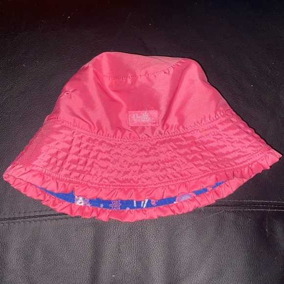 Girls UV SKINZ Reversible Beach Sun Bucket Hat Pink/Unicorn Size 5 - Picture 2 of 4